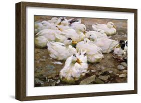 Ducks on a Pond-Alexander Koester-Framed Giclee Print