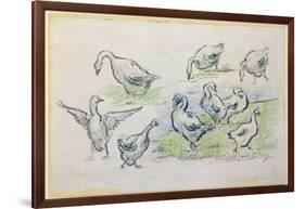 Ducks-Alfred Sisley-Framed Giclee Print