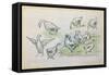 Ducks-Alfred Sisley-Framed Stretched Canvas