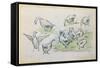 Ducks-Alfred Sisley-Framed Stretched Canvas