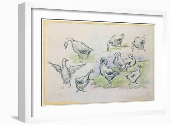 Ducks-Alfred Sisley-Framed Giclee Print