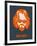 Dude Abides Orange Poster-Anna Malkin-Framed Art Print