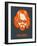 Dude Abides Orange Poster-Anna Malkin-Framed Art Print