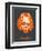 Dude Abides Orange Poster-Anna Malkin-Framed Art Print