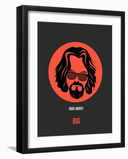 Dude Abides Poster 1-Anna Malkin-Framed Art Print