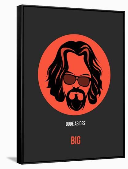 Dude Abides Poster 1-Anna Malkin-Framed Stretched Canvas