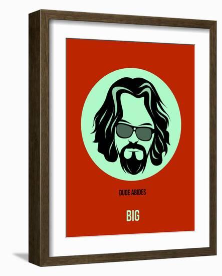 Dude Abides Poster 2-Anna Malkin-Framed Art Print