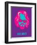 Dude Abides Purple Poster-Anna Malkin-Framed Art Print