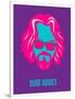 Dude Abides Purple Poster-Anna Malkin-Framed Art Print