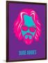 Dude Abides Purple Poster-Anna Malkin-Framed Art Print