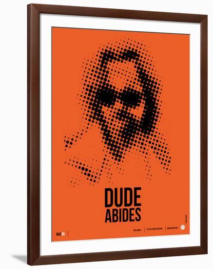 Dude Big Lebowski Poster-NaxArt-Framed Premium Giclee Print