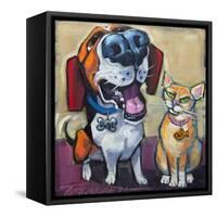 Dude Chill-CR Townsend-Framed Stretched Canvas