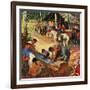 "Dude Ranch Meal", July 29, 1950-John Clymer-Framed Giclee Print