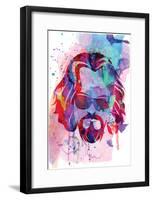 Dude Watercolor-Anna Malkin-Framed Poster