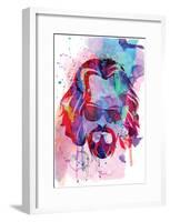 Dude Watercolor-Anna Malkin-Framed Poster