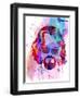 Dude Watercolor-Anna Malkin-Framed Art Print