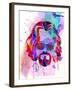 Dude Watercolor-Anna Malkin-Framed Art Print