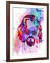 Dude Watercolor-Anna Malkin-Framed Art Print