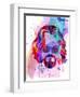 Dude Watercolor-Anna Malkin-Framed Art Print