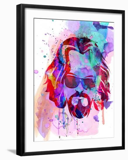 Dude Watercolor-Anna Malkin-Framed Art Print