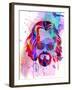 Dude Watercolor-Anna Malkin-Framed Art Print