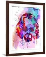 Dude Watercolor-Anna Malkin-Framed Art Print