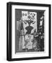 Dudley Hardy Painting a Poster for the Magazine Journal 'Today', C.1890S-English Photographer-Framed Giclee Print