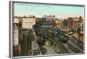 Dudley Street Terminal, Boston, Mass.-null-Framed Art Print