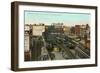 Dudley Street Terminal, Boston, Mass.-null-Framed Art Print