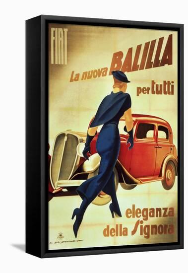 Dudovich, Fiat-Vintage Apple Collection-Framed Stretched Canvas
