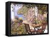 Due Bicchieri a Positano-Guido Borelli-Framed Stretched Canvas