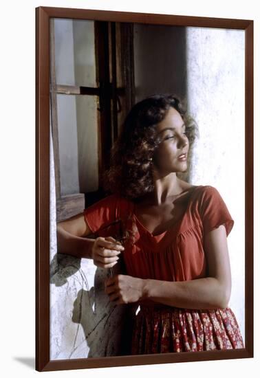 Duel au soleil (DUEL IN THE SUN), Jennifer Jones, 1946 by KingVidor (photo)-null-Framed Photo