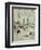 Duel Between Boutteville and Beuvron on Place Royale in Paris at Noon-Maurice Leloir-Framed Art Print