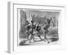 Duel between Faust and Valentine, from Goethe's Faust, after 1828-Eugene Delacroix-Framed Giclee Print