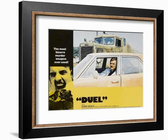 Duel, Dennis Weaver, 1971-null-Framed Art Print