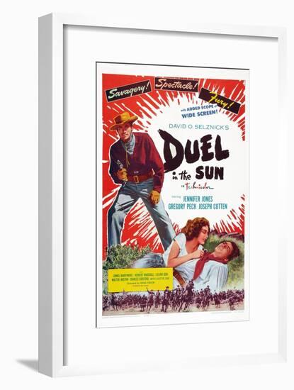 Duel in the Sun-null-Framed Art Print