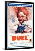 Duel, New Zealand poster, Dennis Weaver, 1971-null-Framed Art Print