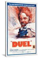 Duel, New Zealand poster, Dennis Weaver, 1971-null-Stretched Canvas