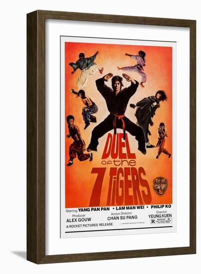 Duel of the 7 Tigers-null-Framed Art Print