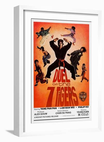 Duel of the 7 Tigers-null-Framed Art Print