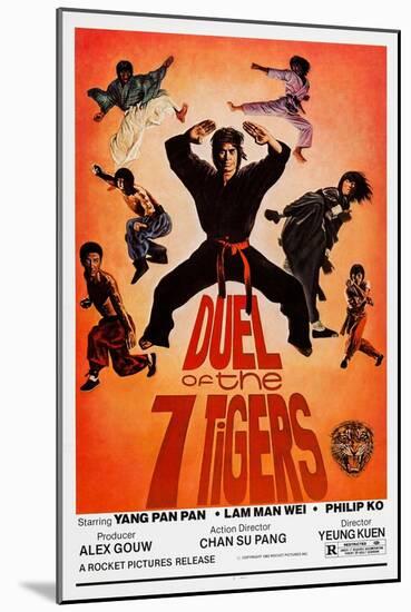 Duel of the 7 Tigers-null-Mounted Art Print