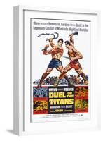 Duel of the Titans, (aka Romolo E Remo), Steve Reeves, Gordon Scott, 1961-null-Framed Art Print