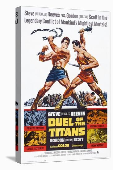 Duel of the Titans, (aka Romolo E Remo), Steve Reeves, Gordon Scott, 1961-null-Stretched Canvas