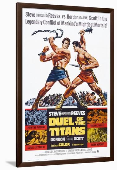 Duel of the Titans, (aka Romolo E Remo), Steve Reeves, Gordon Scott, 1961-null-Framed Art Print