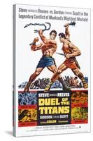 Duel of the Titans, (aka Romolo E Remo), Steve Reeves, Gordon Scott, 1961-null-Stretched Canvas