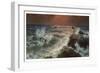 Duel Of The Tritons-Benes Benesch Knüpfer-Framed Art Print