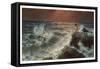 Duel Of The Tritons-Benes Benesch Knüpfer-Framed Stretched Canvas