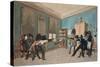 Duel Scene in German Student Quarters or Club, C.1806-1810 (Colour Aquatint)-null-Stretched Canvas