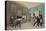Duel Scene in German Student Quarters or Club, C.1806-1810 (Colour Aquatint)-null-Stretched Canvas