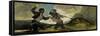 Duel with Cudgels, 1820-1823-Francisco de Goya y Lucientes-Framed Stretched Canvas